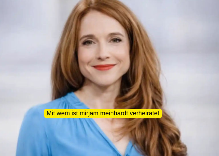 Mit wem ist mirjam meinhardt verheiratet