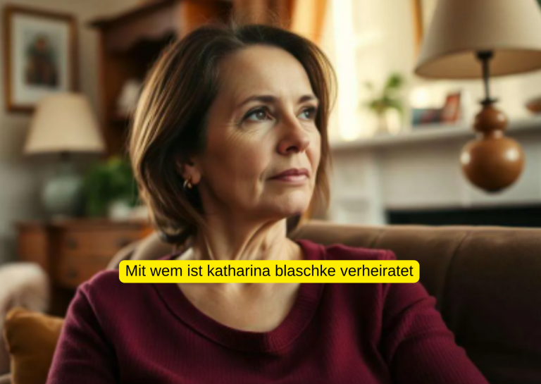 Mit wem ist katharina blaschke verheiratet​