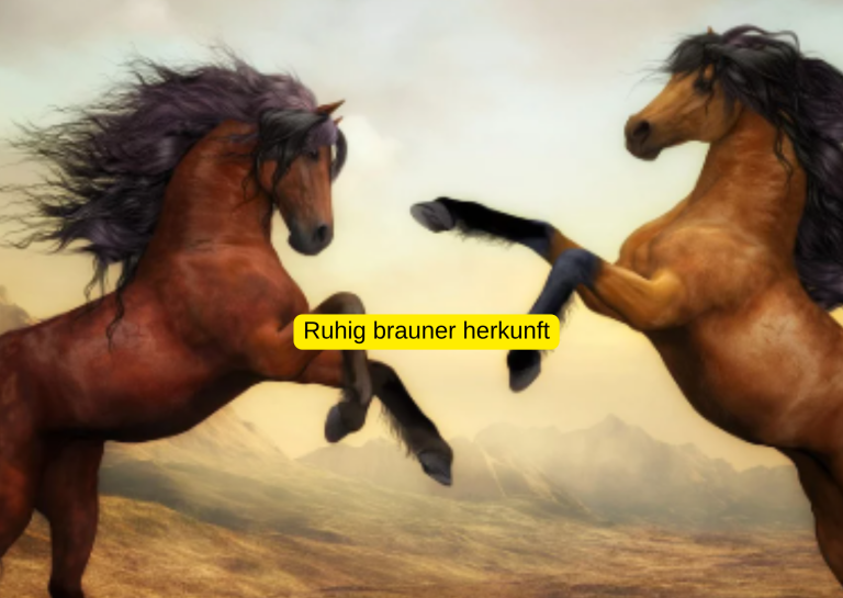 Ruhig brauner herkunft