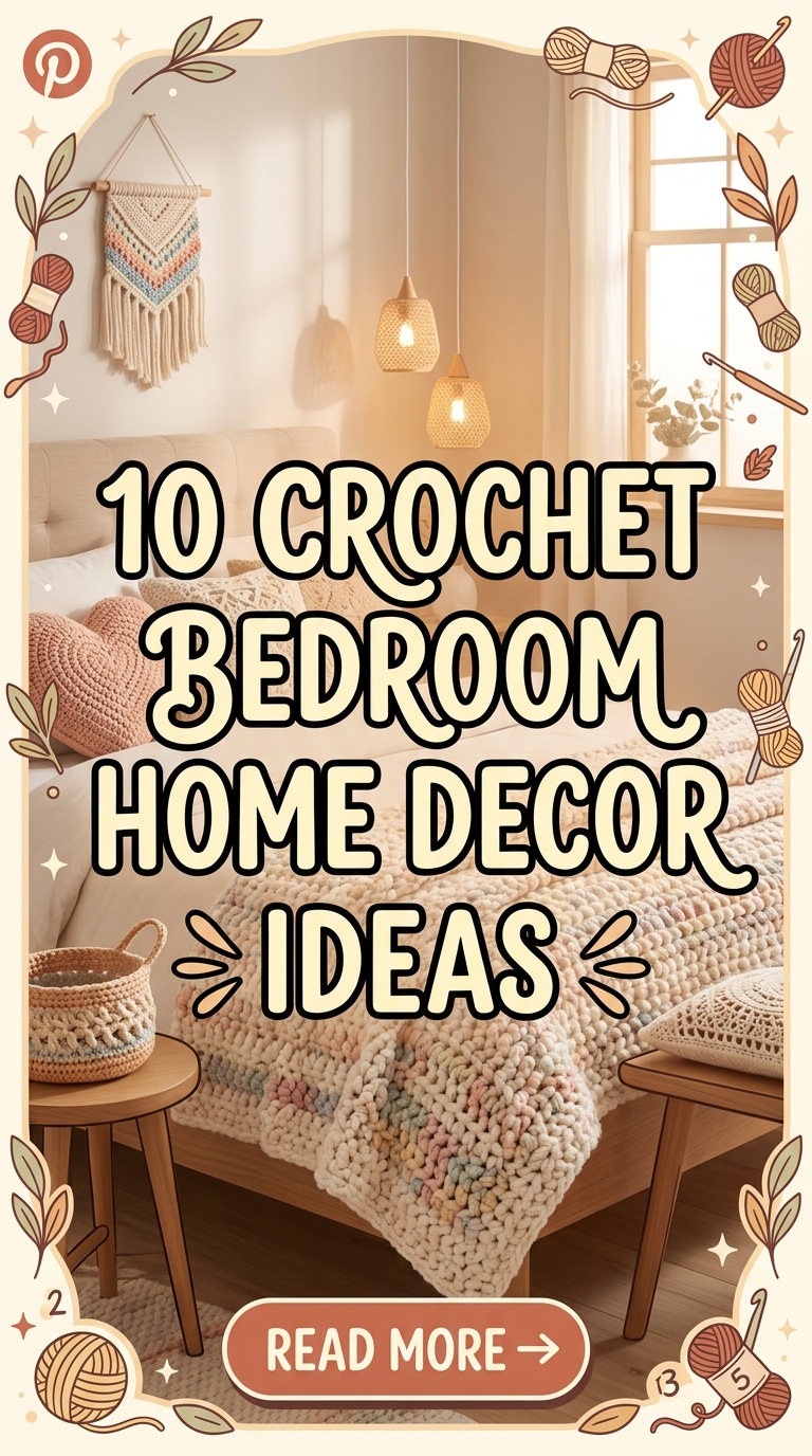 10 Crochet Bedroom Home Decor Ideas