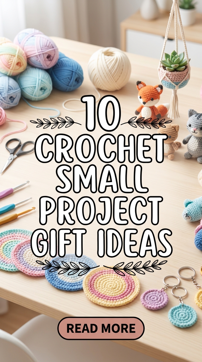 10 Crochet Small Project Gift Ideas