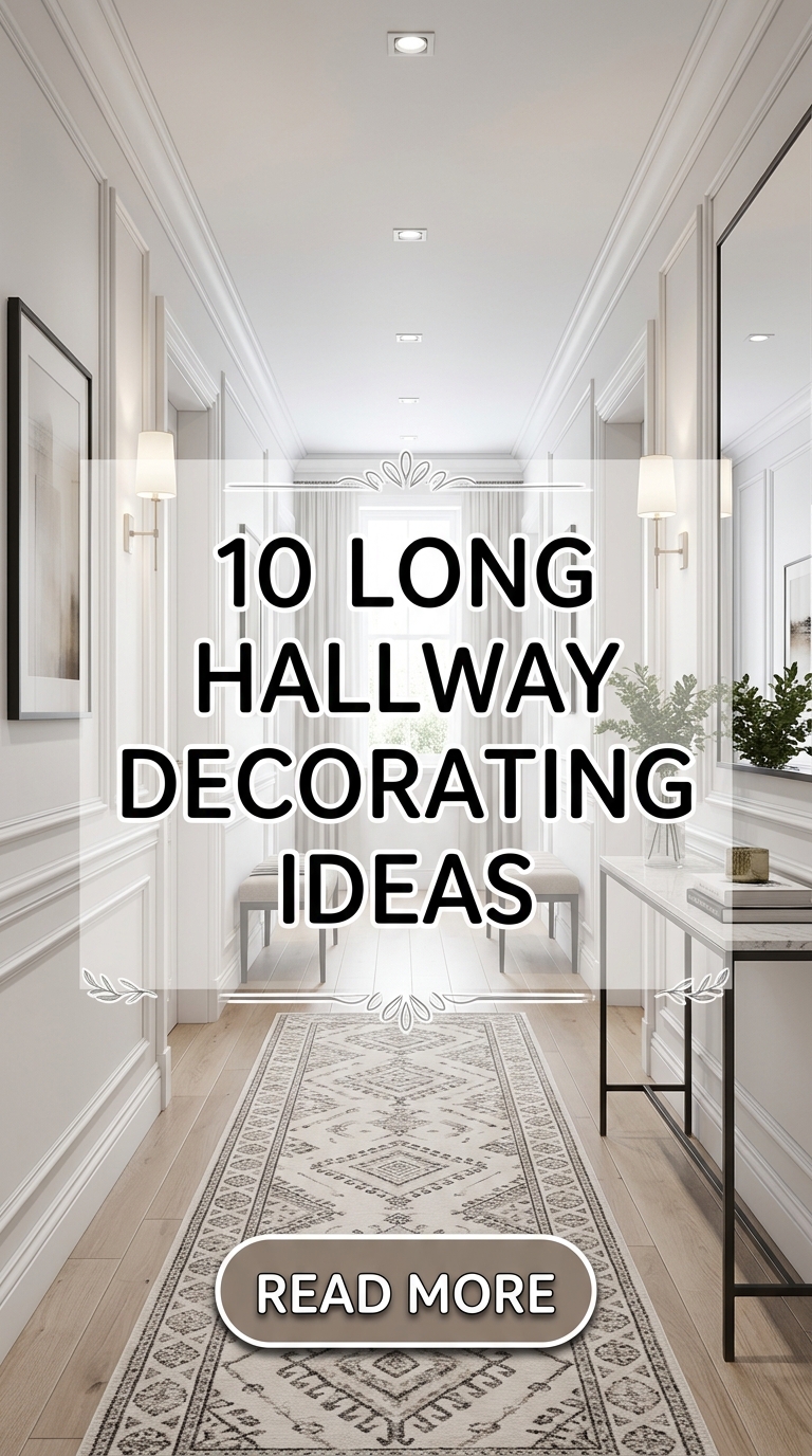 10 Long Hallway Decorating Ideas