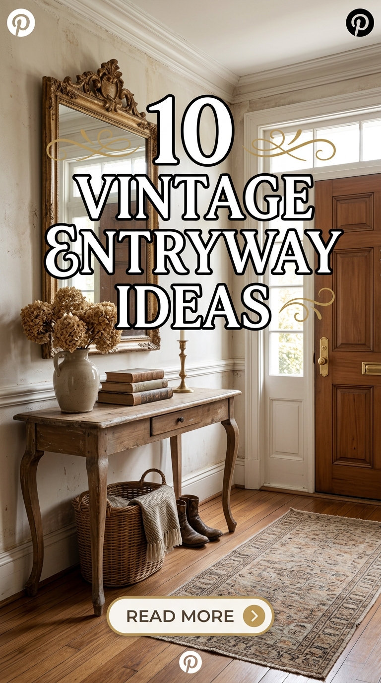 10 Vintage Entryway Ideas