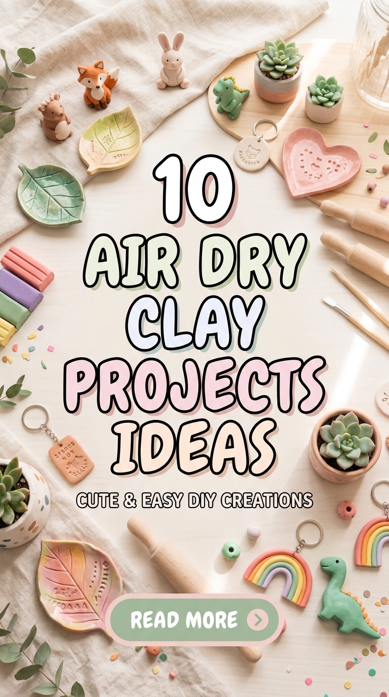 10 Air Dry Clay Projects Ideas