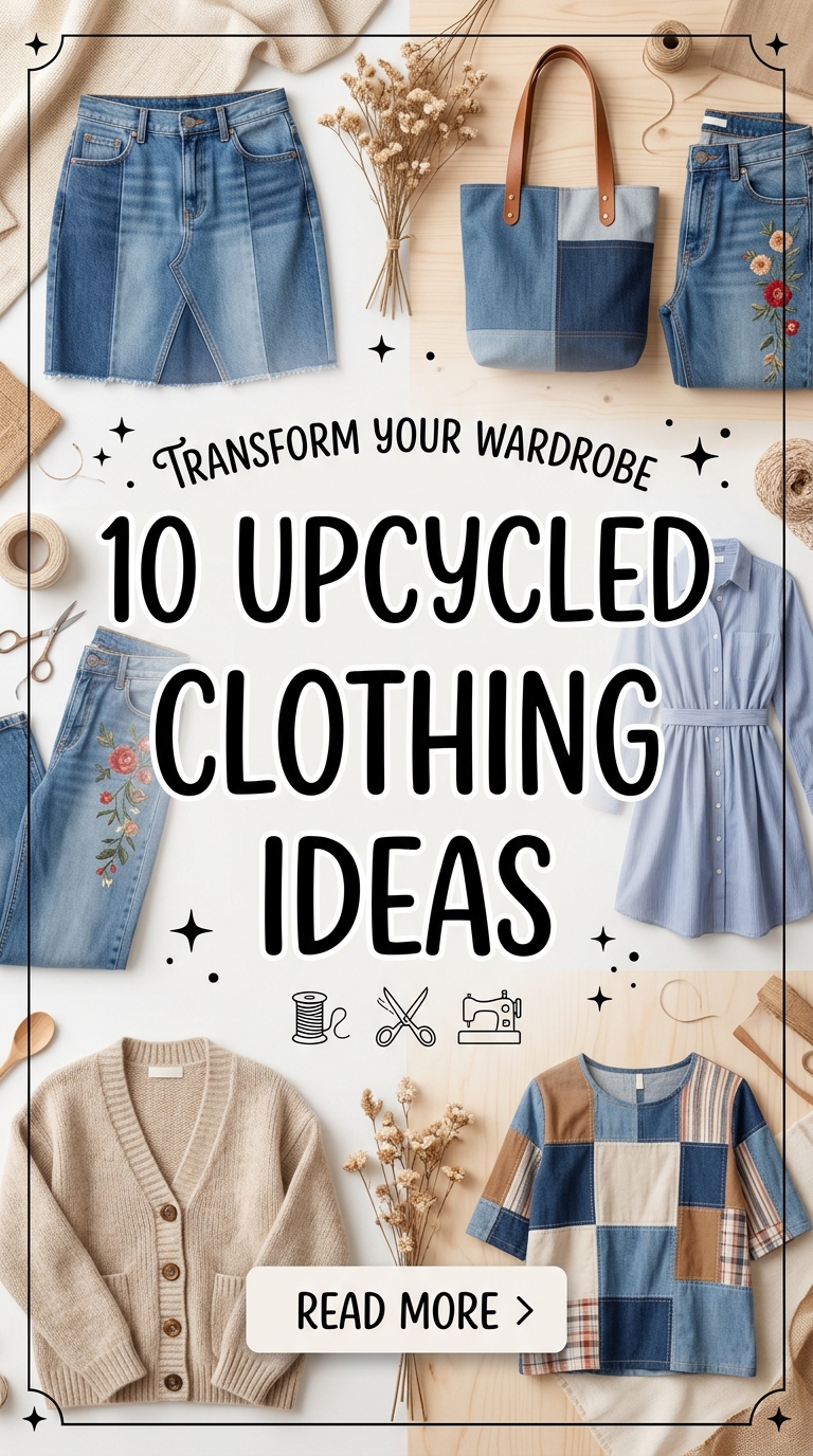 10 Upcycled Clothing Ideas