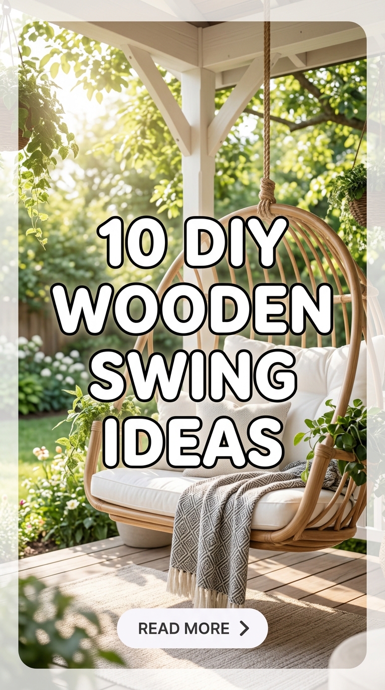 10 DIY Wooden Swing Ideas