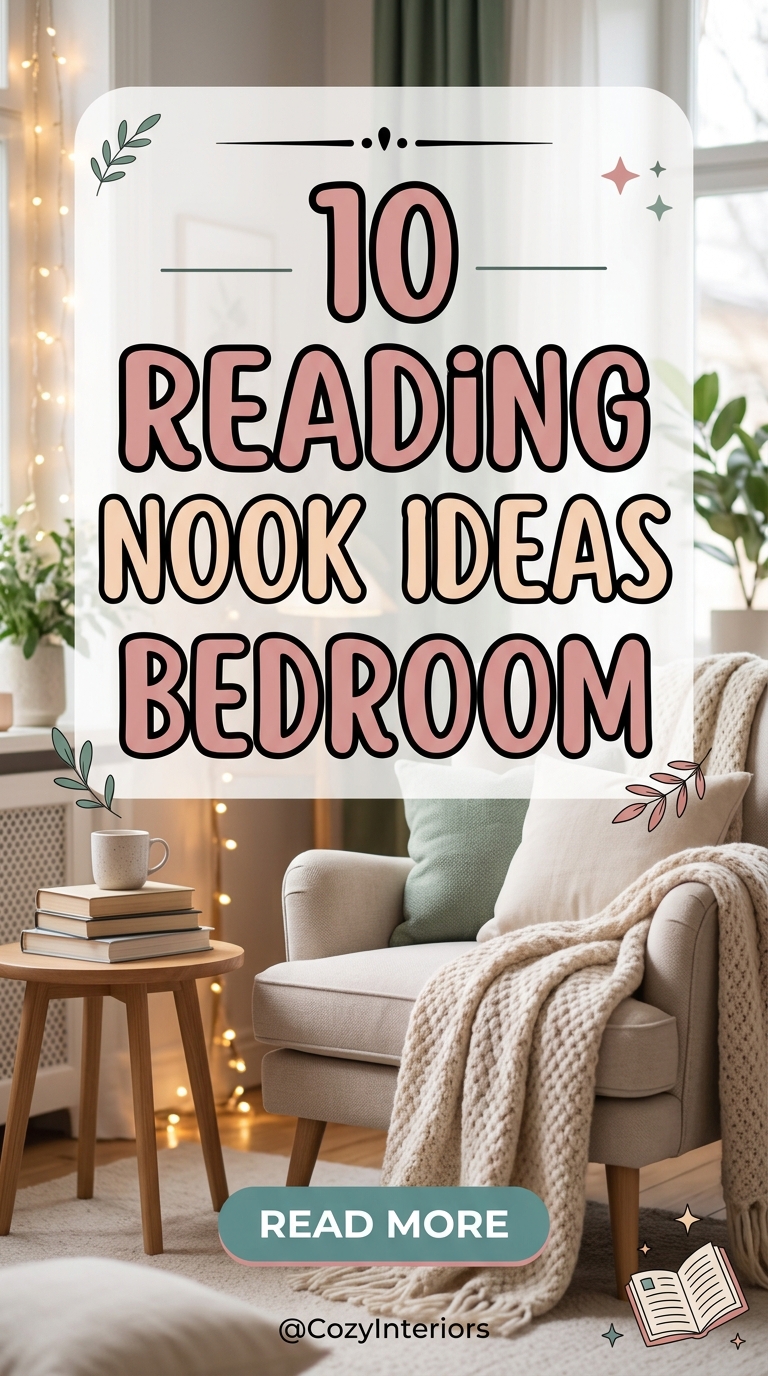 10 Reading Nook Ideas Bedroom